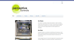 Desktop Screenshot of perceptivecontrols.com